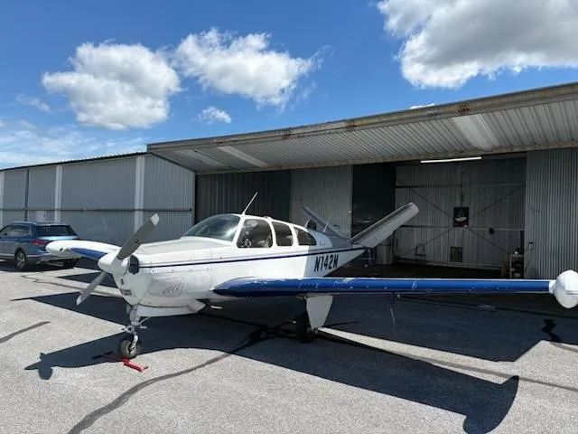 Exterior view of a 1961 BEECHCRAFT N35 BONANZA, N142M.