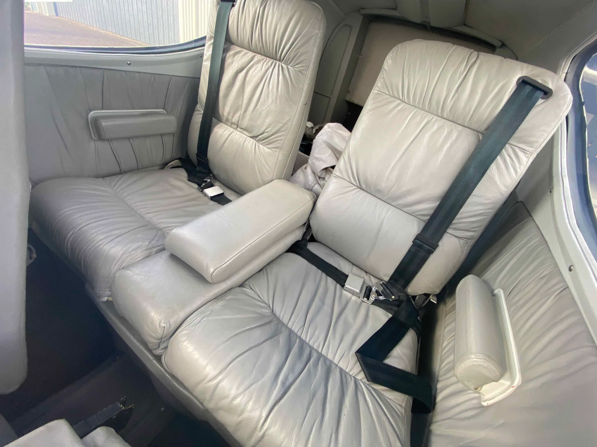 Cabin interior of a 1979 Rockwell Commander 114A.