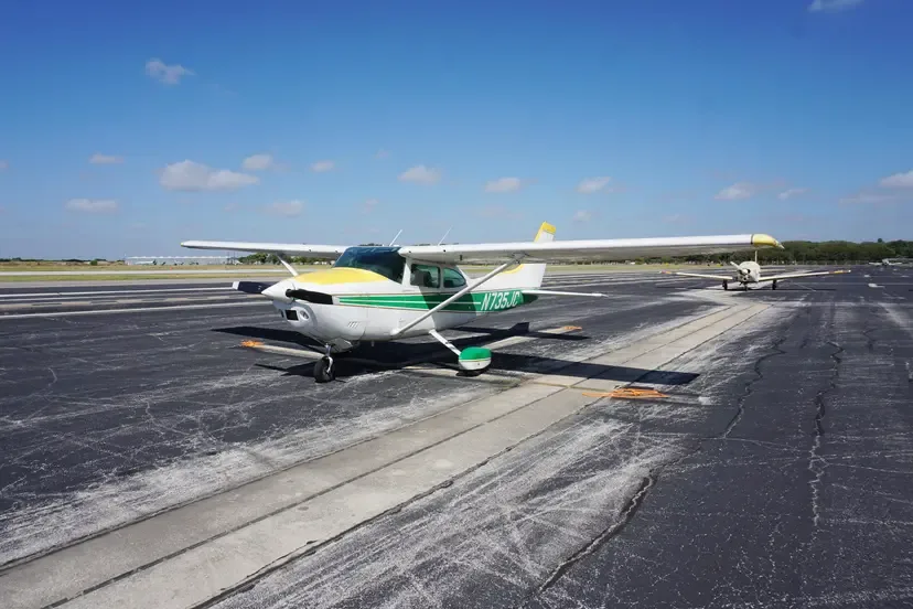 Exterior view of a 1968 Cessna 182L Skylane.