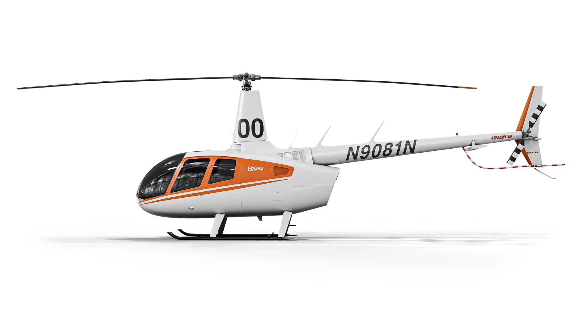 Marketing image of a 2027 ROBINSON R66 NXG.