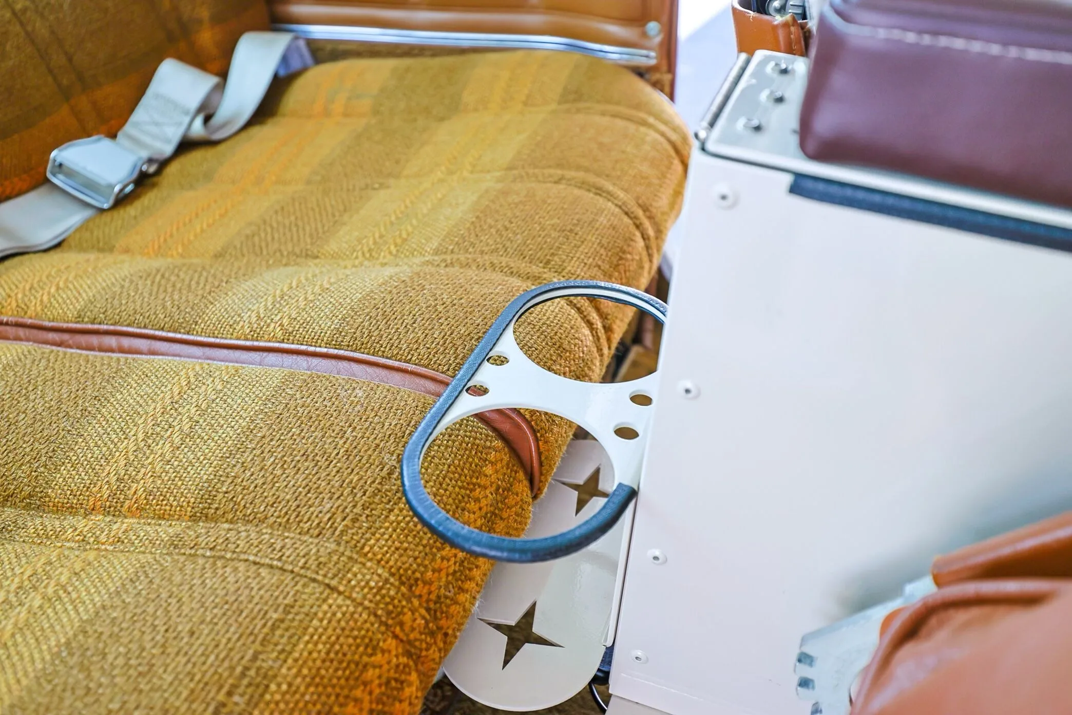 Cabin interior of a 1978 Cessna 182Q Skylane.