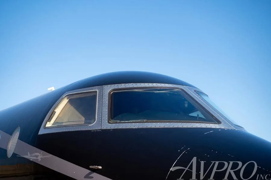 Engine detail of a 2002 GULFSTREAM G200.