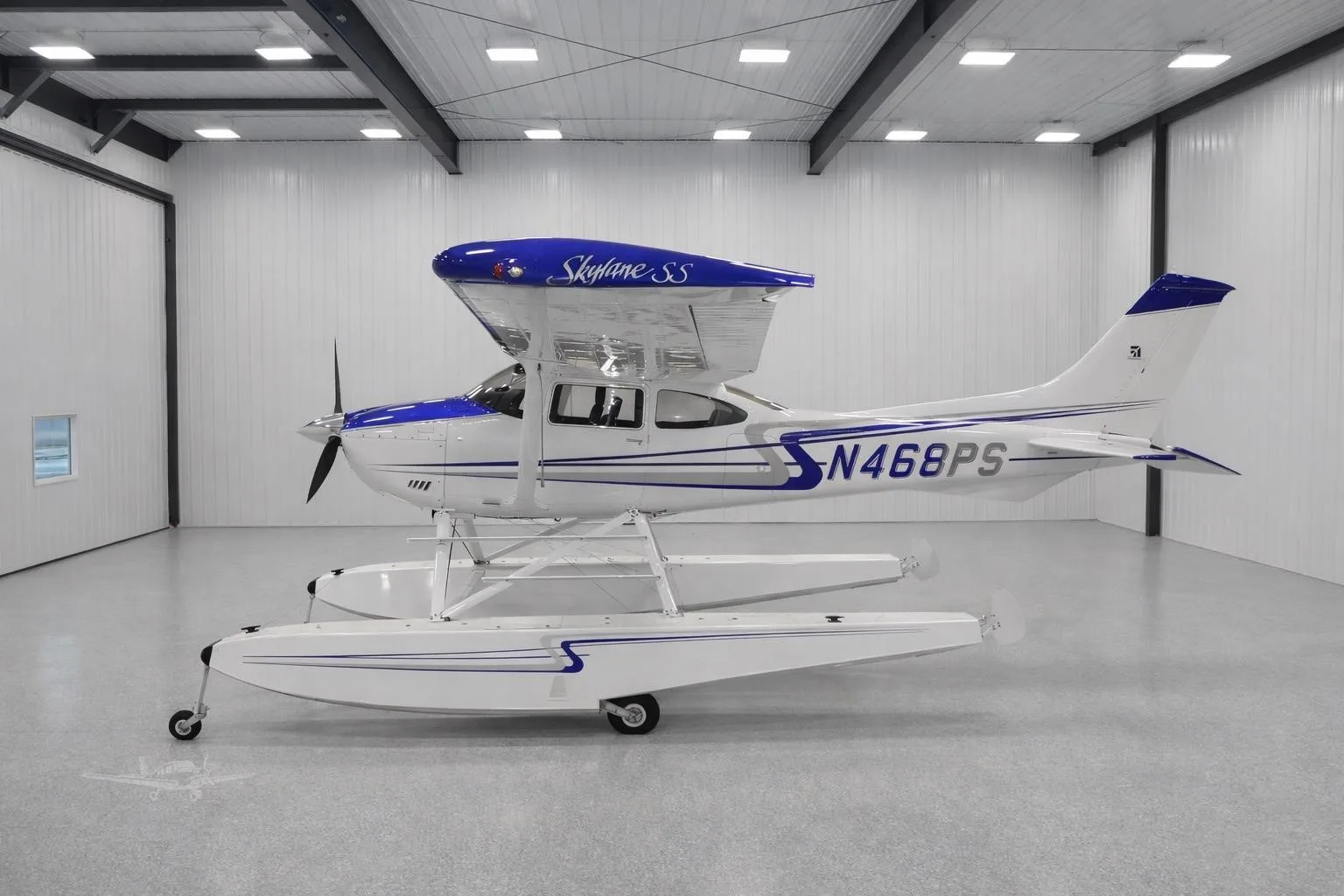 Exterior view of a 1973 CESSNA 182P SKYLANE, N468PS.