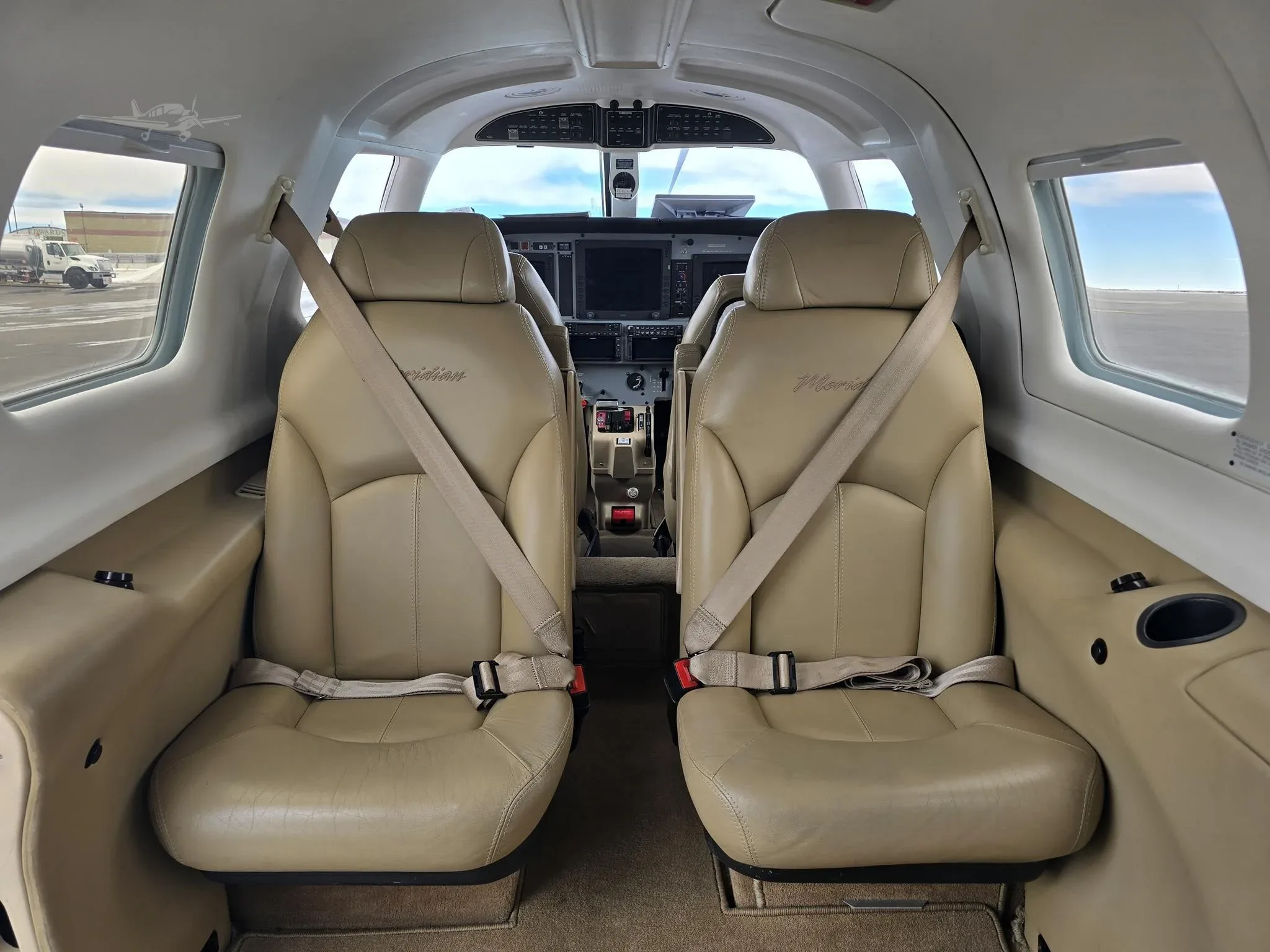Cabin interior of a 2009 PIPER MERIDIAN.