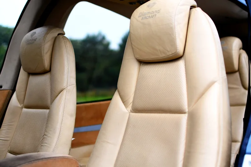 Cabin interior of a Diamond DA-62-168 HP.