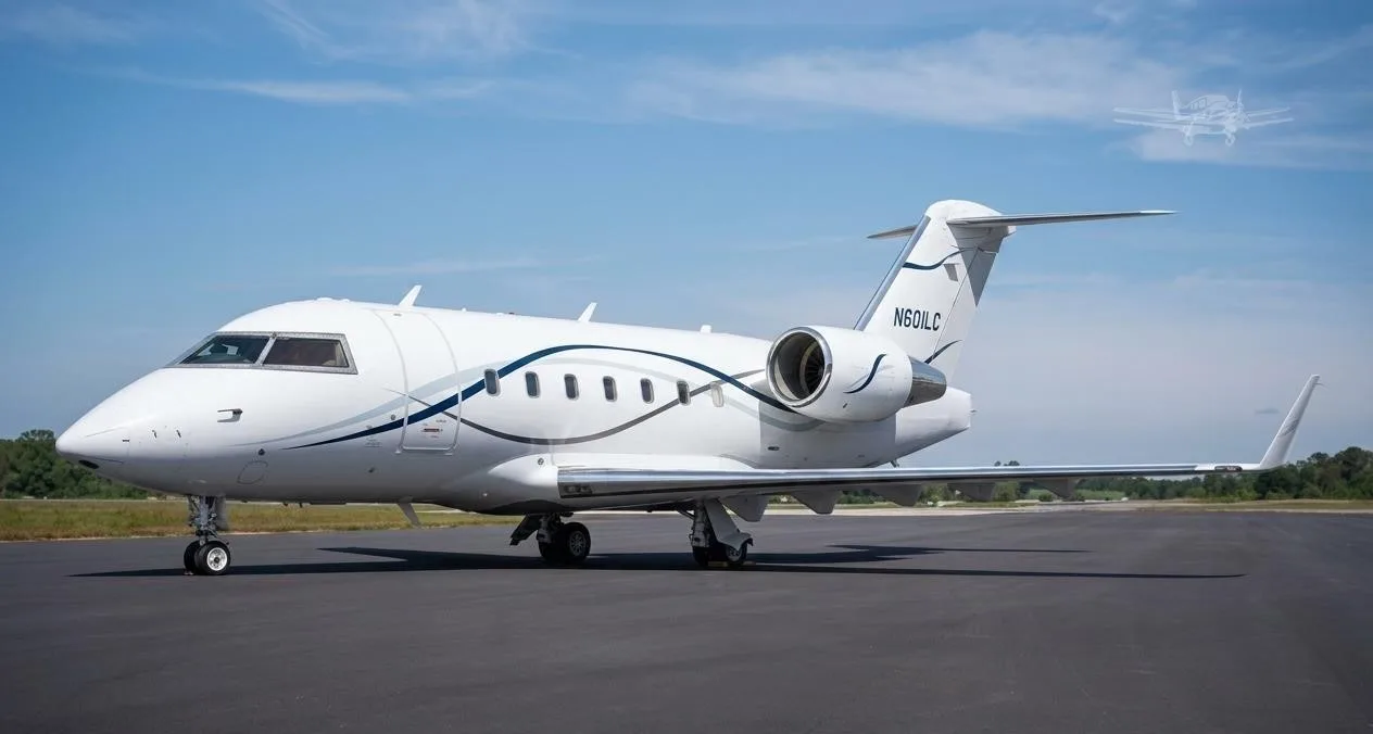 Exterior view of a 1993 BOMBARDIER CHALLENGER 601-3A/ER.