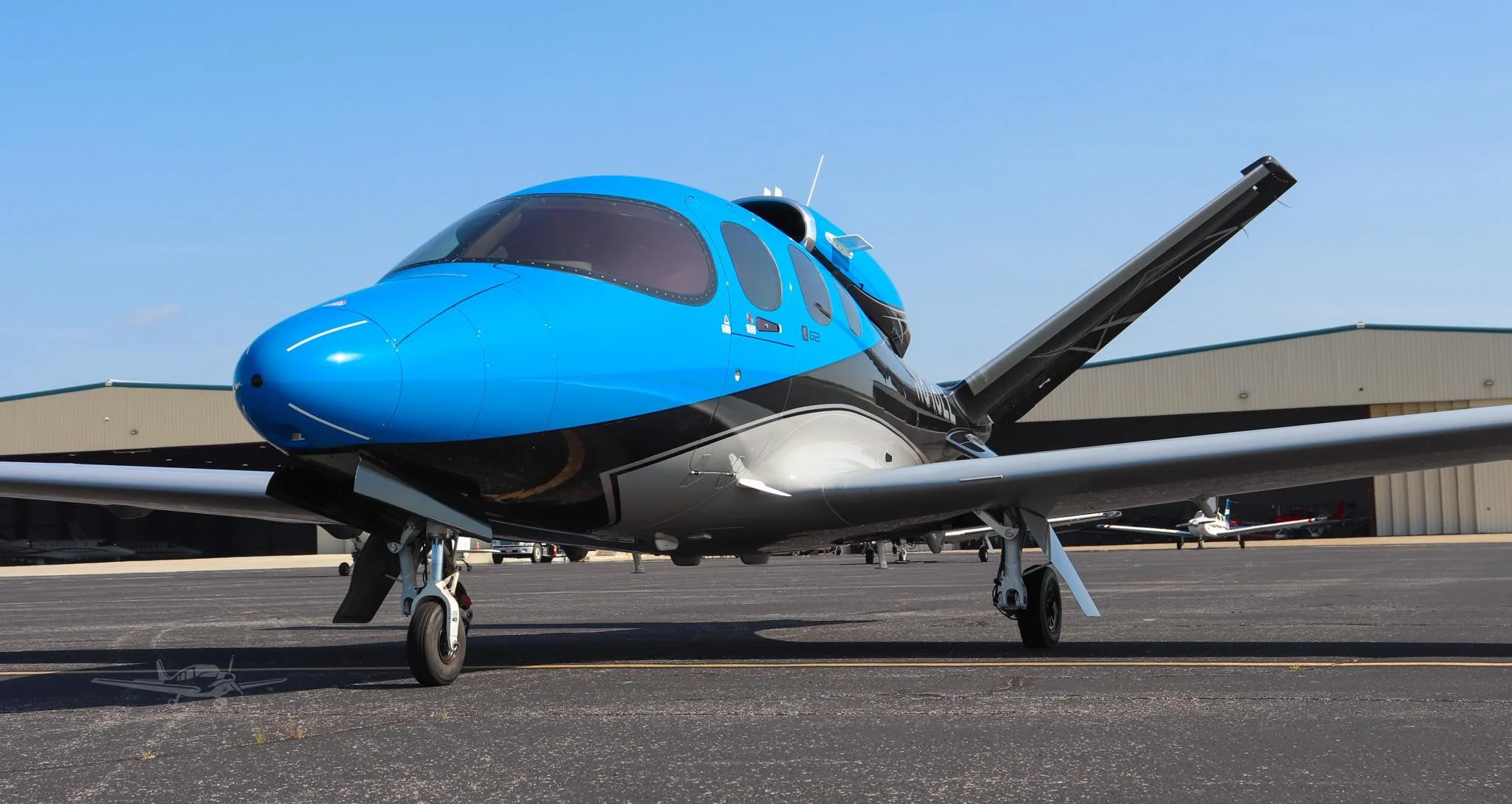 Marketing image of a 2021 CIRRUS VISION SF50-G2+.