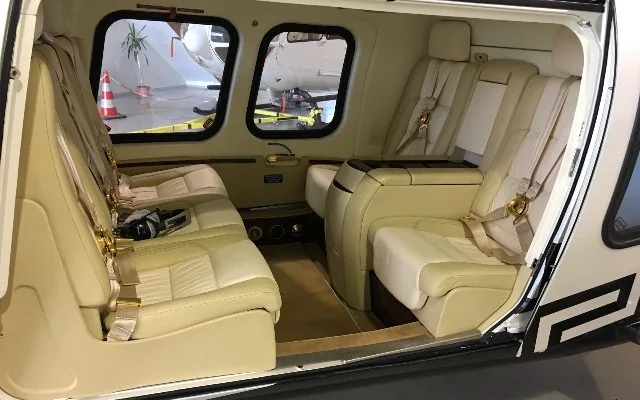 Exterior view of a 2010 Agusta A109 Grand, YR-TIM.