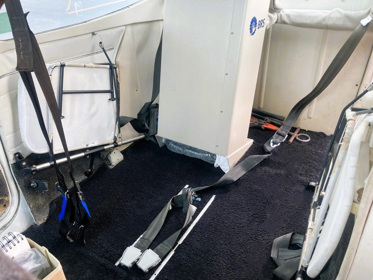 Cabin interior of a 1968 Piper 182H.