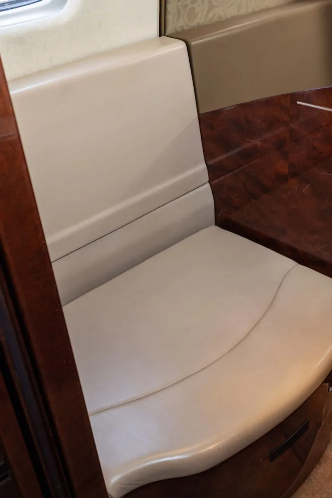 Cabin interior of a 2005 Cessna Citation Sovereign.