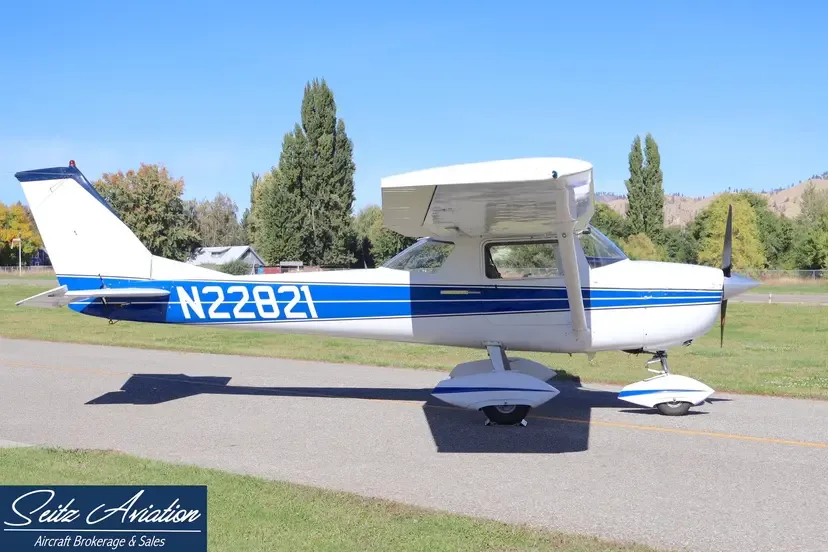 Exterior view of a 1960 Cessna 172A Skyhawk.