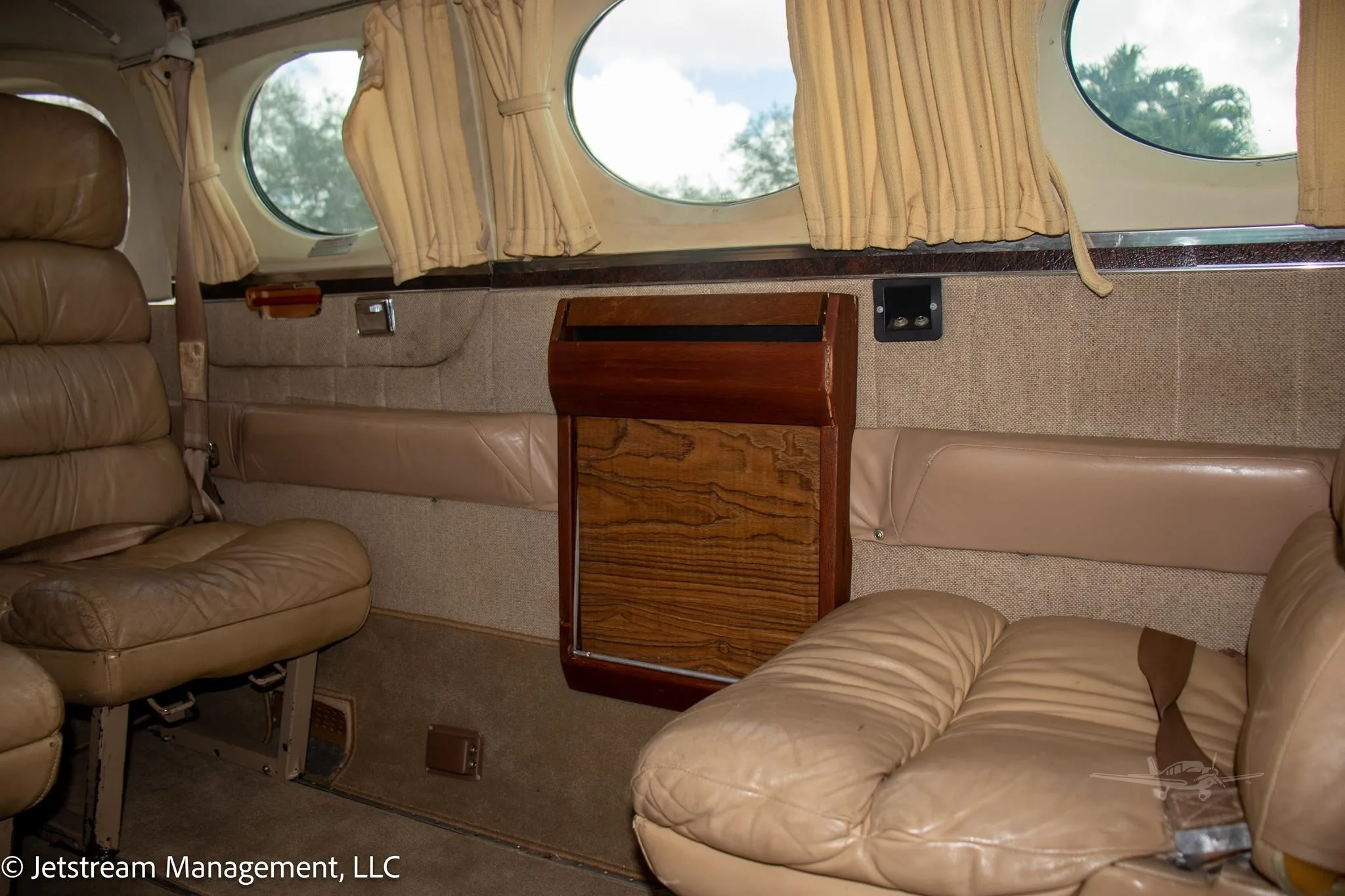Cabin interior of a 1979 CESSNA 340A.