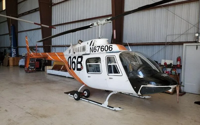 Exterior view of a 1994 Bell 206B-3.