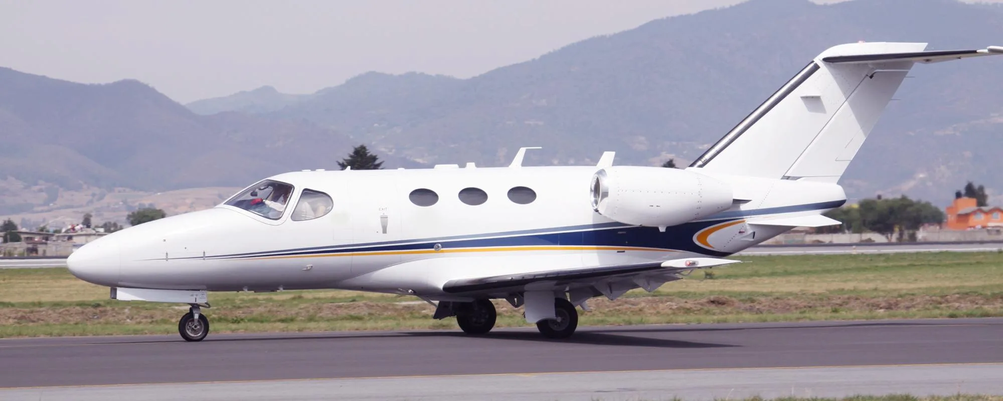 Exterior view of a 2006 Cessna Citation Mustang.