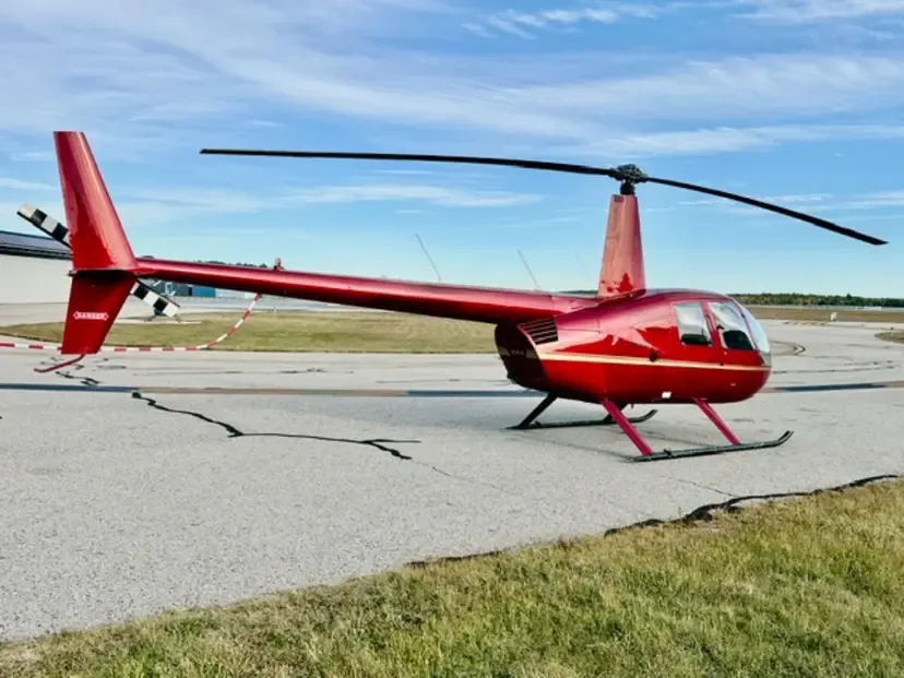 Exterior view of a 1949 Hiller, UH-12A.