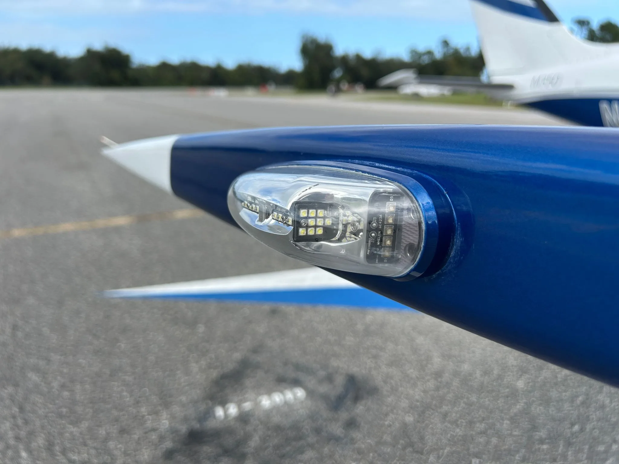 Exterior view of a 2017 PIPER M350, N350XC.