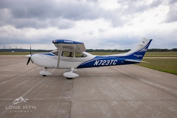 Exterior view of a 2024 Cessna T182T.