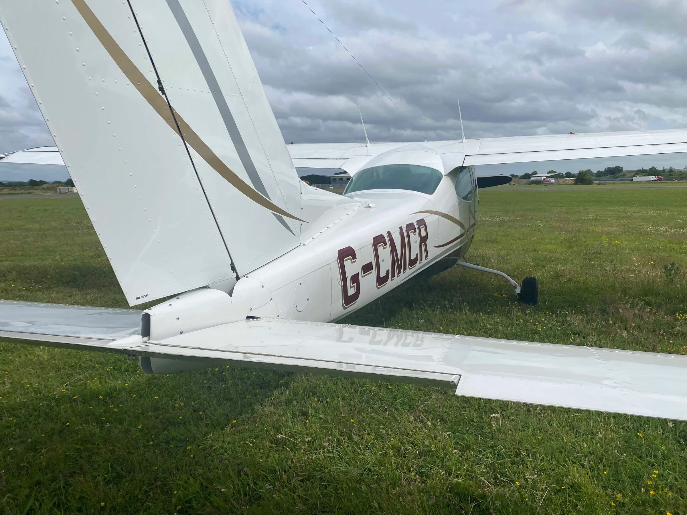 Exterior view of a 1971 Cessna F177RG Cardinal.