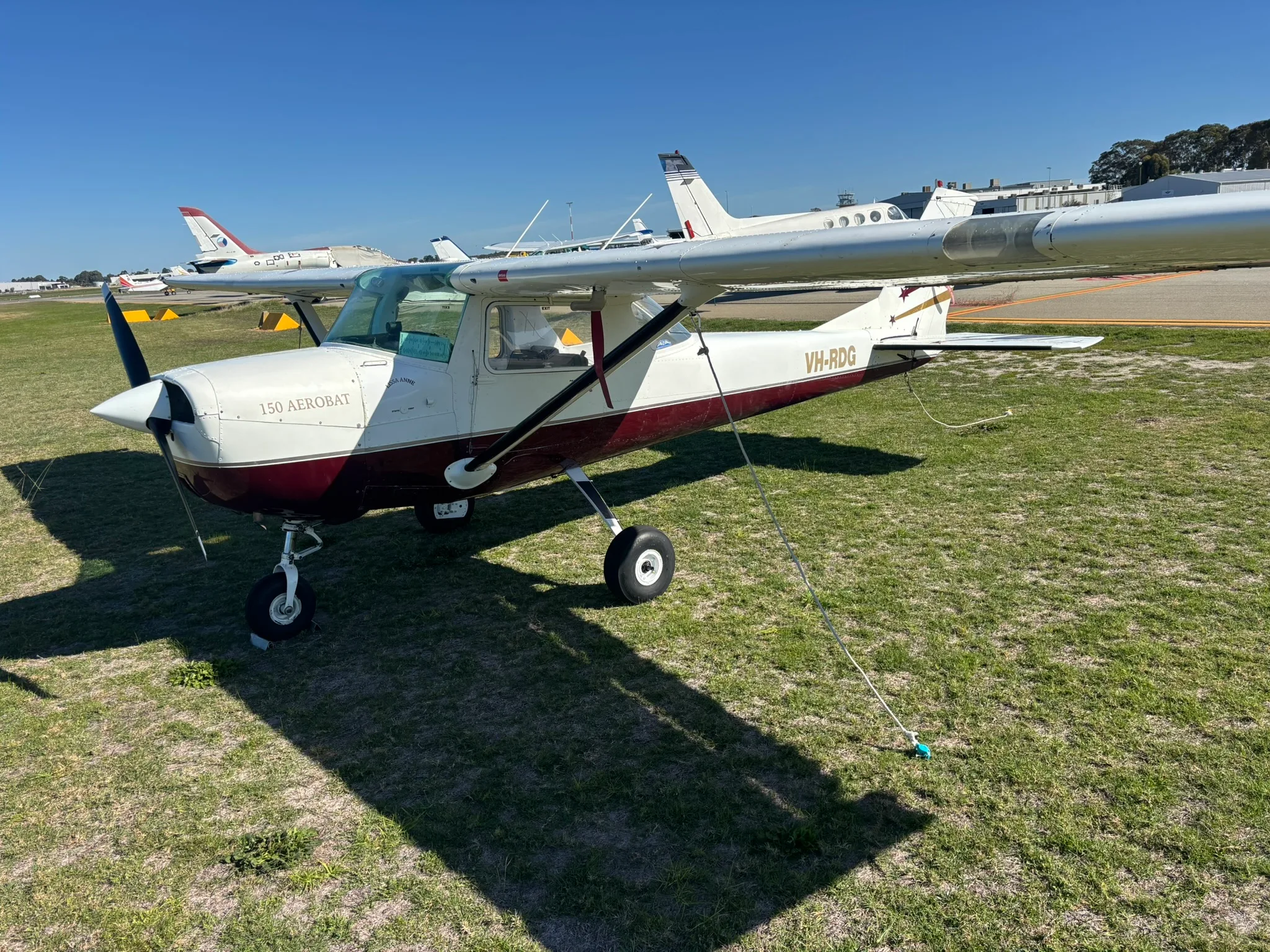 Exterior view of a 1982 Cessna TR182, VH-IVL.