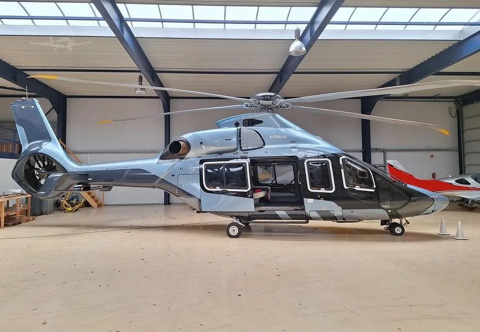 Exterior view of a 2023 AIRBUS H160.