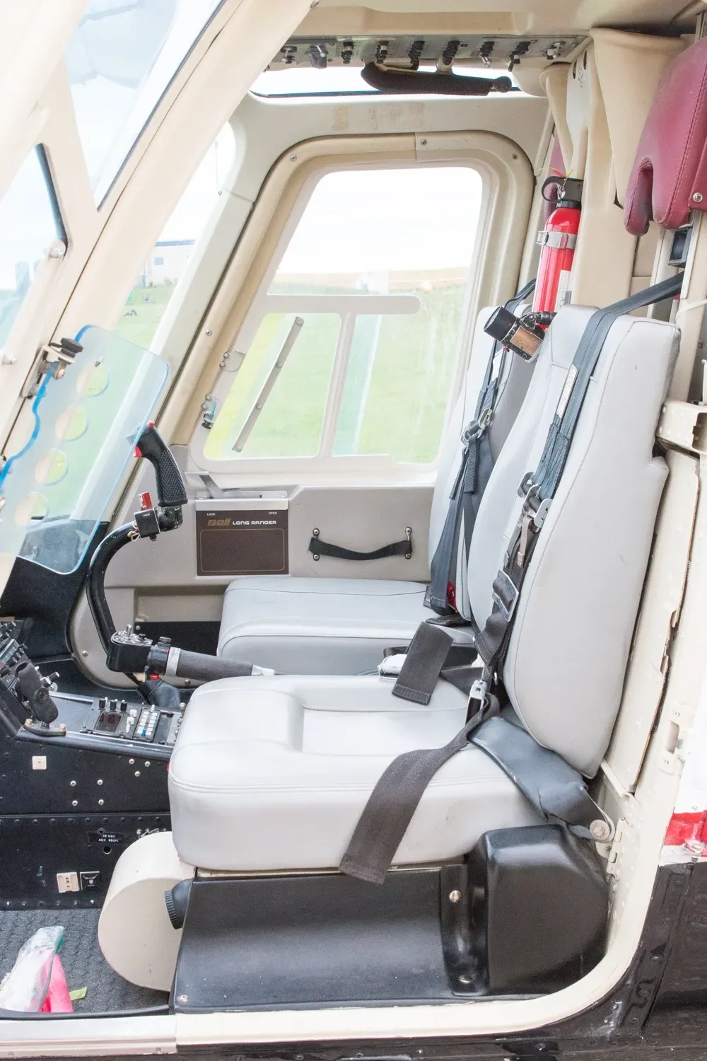 Cabin interior of a 1981 Bell Longranger.