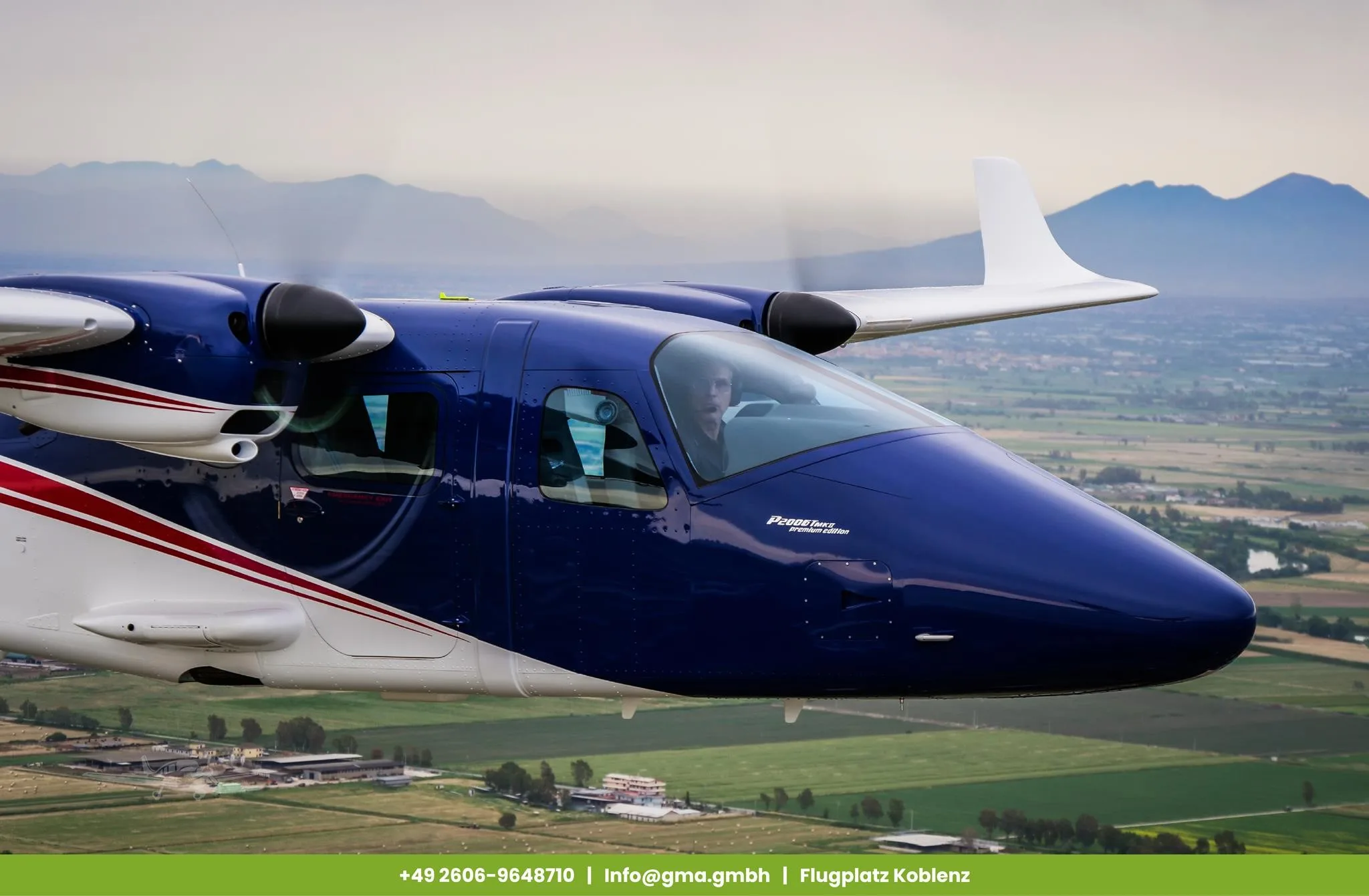 Exterior view of a 2027 TECNAM P2006T.