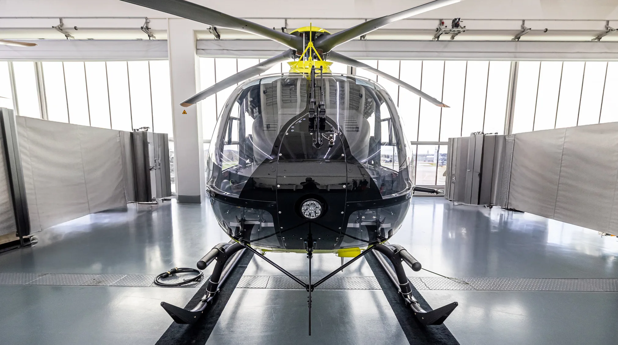Exterior view of a 2025 Airbus H135T3.
