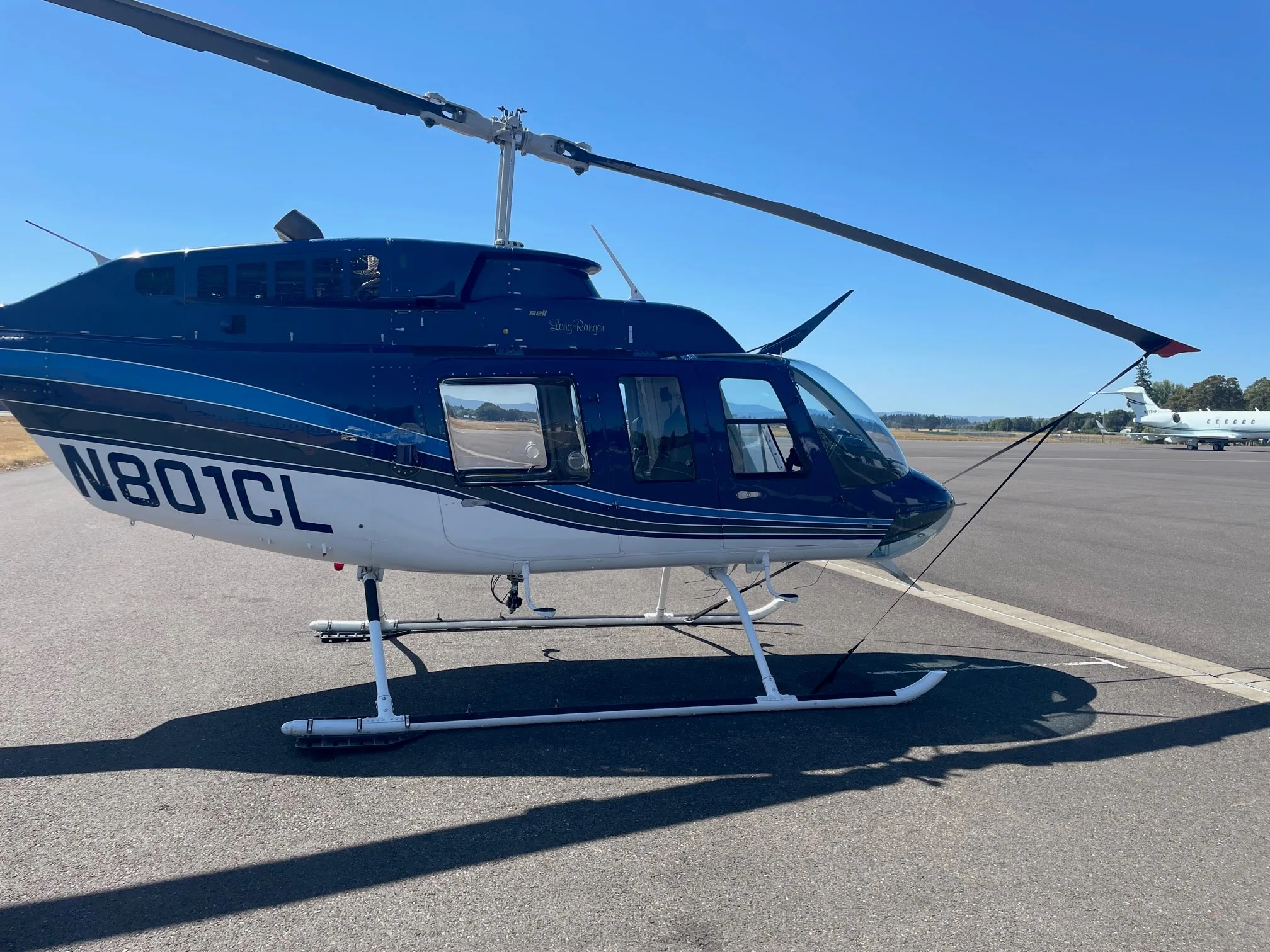 Avionics suite of a 1979 Bell 206L-1.