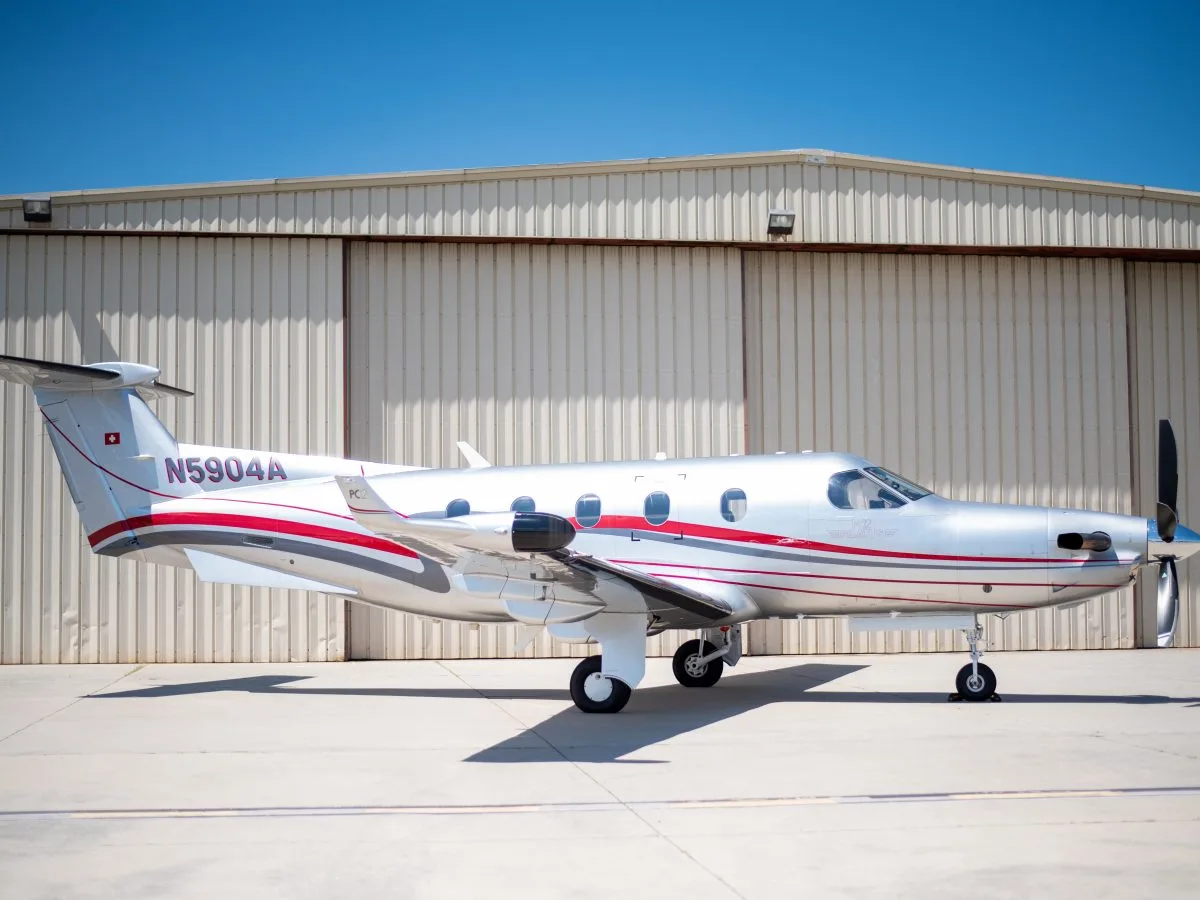 Exterior view of a 2004 Pilatus PC12-Exterior.