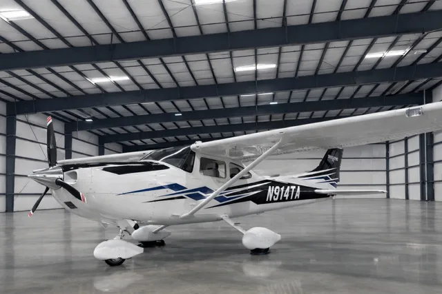 Marketing image of a 2024 McCauley C182T Turbo Skylane.