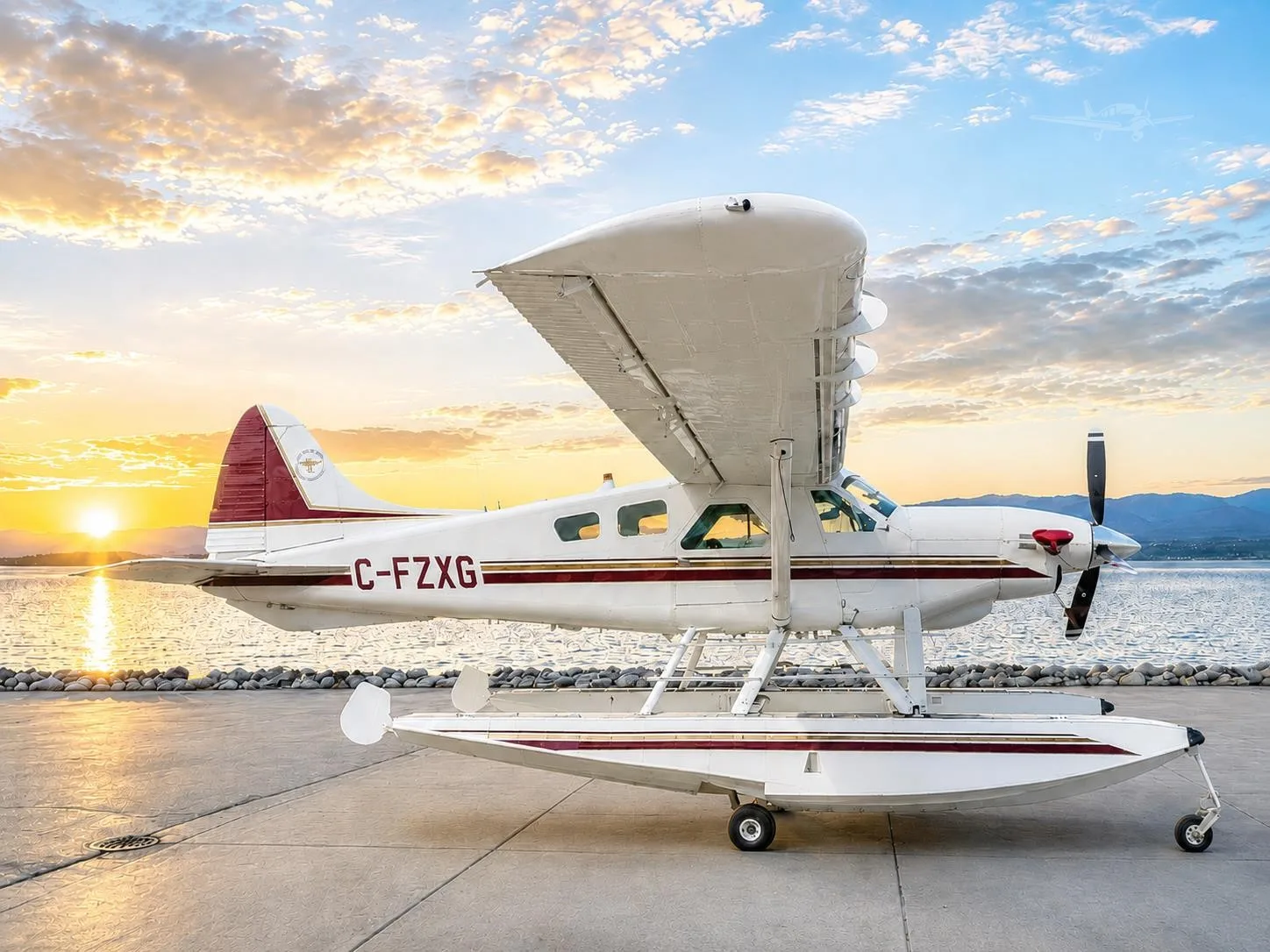 Exterior view of a 1960 DEHAVILLAND DHC-2, C-FZXG.