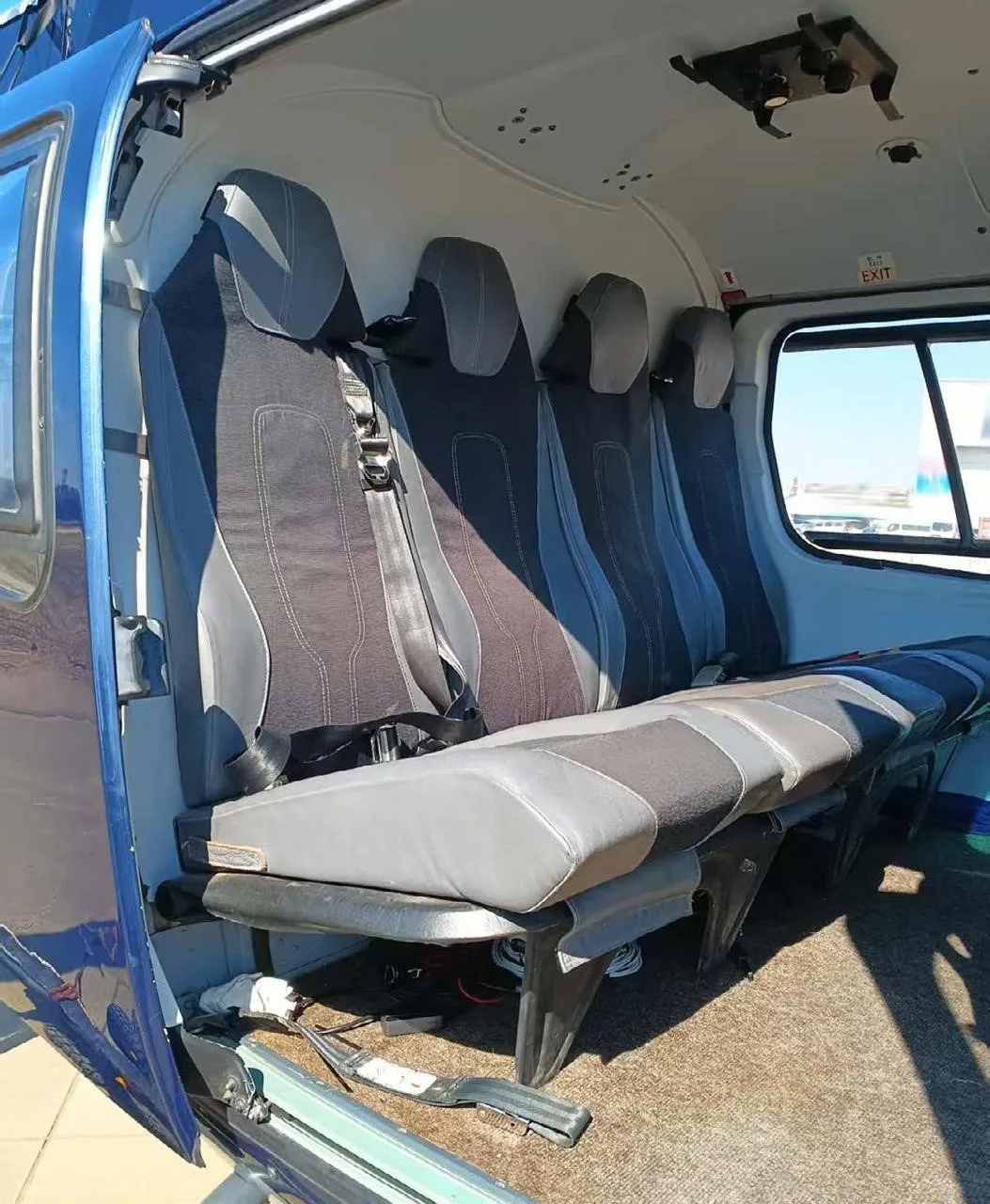 Cabin interior of a 2014 EUROCOPTER AS350B3E.