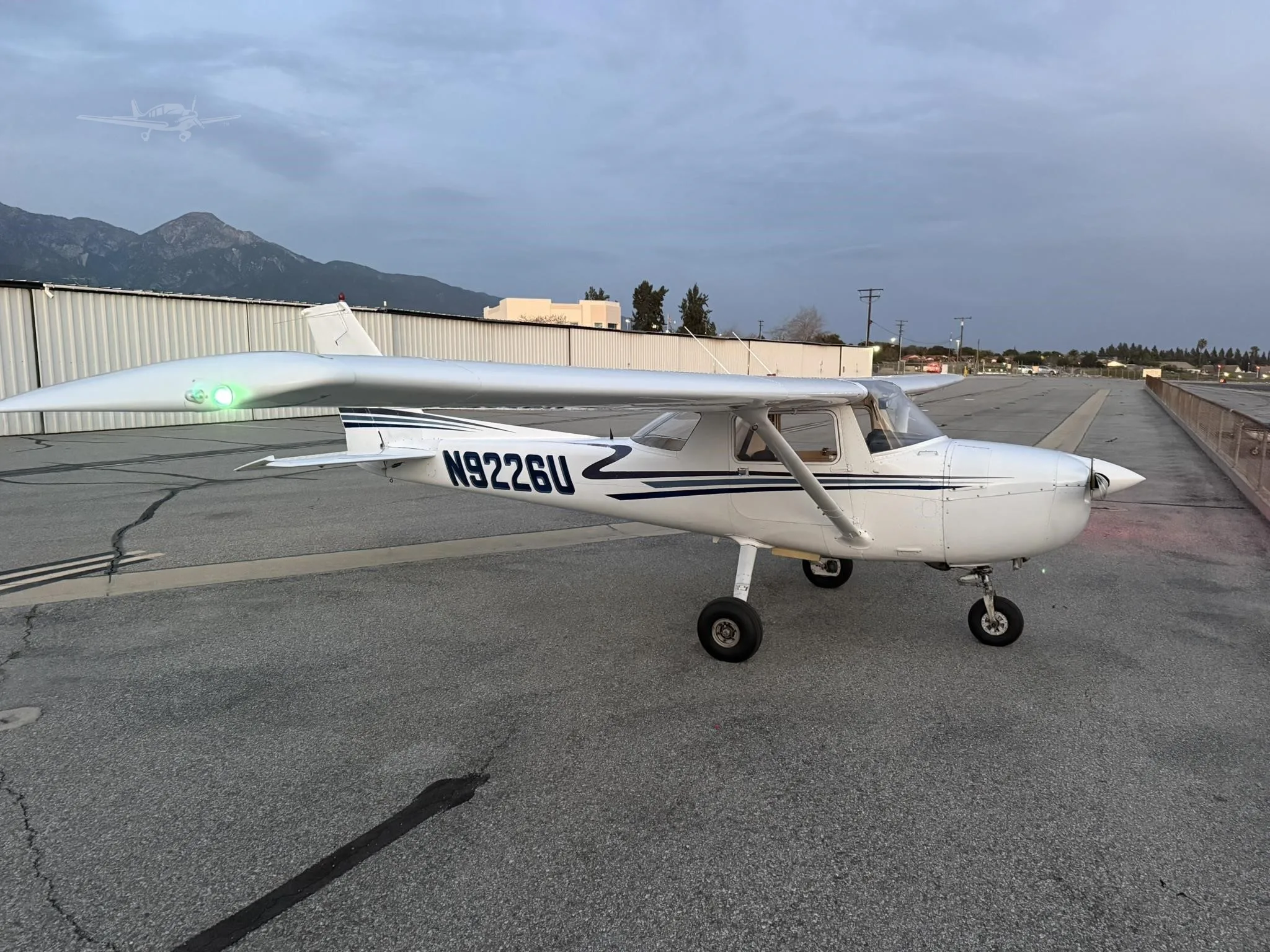 Exterior view of a 1976 CESSNA 150, N9226U.