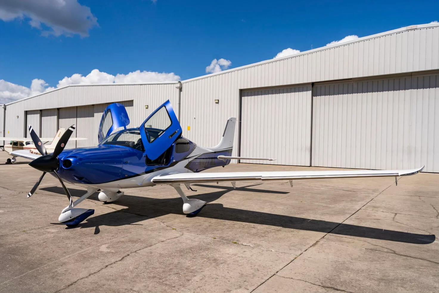 Exterior view of a 2025 Cirrus SR22T.