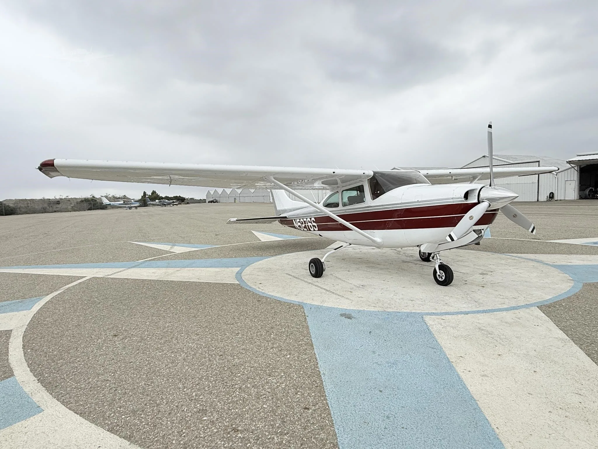 Exterior view of a 1980 CESSNA TURBO R182RG SKYLANE, N5276S.