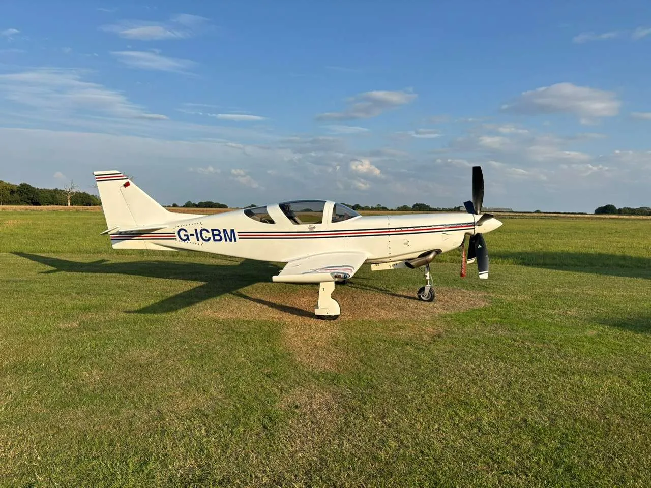 Exterior view of a Glasair III TURBINE.