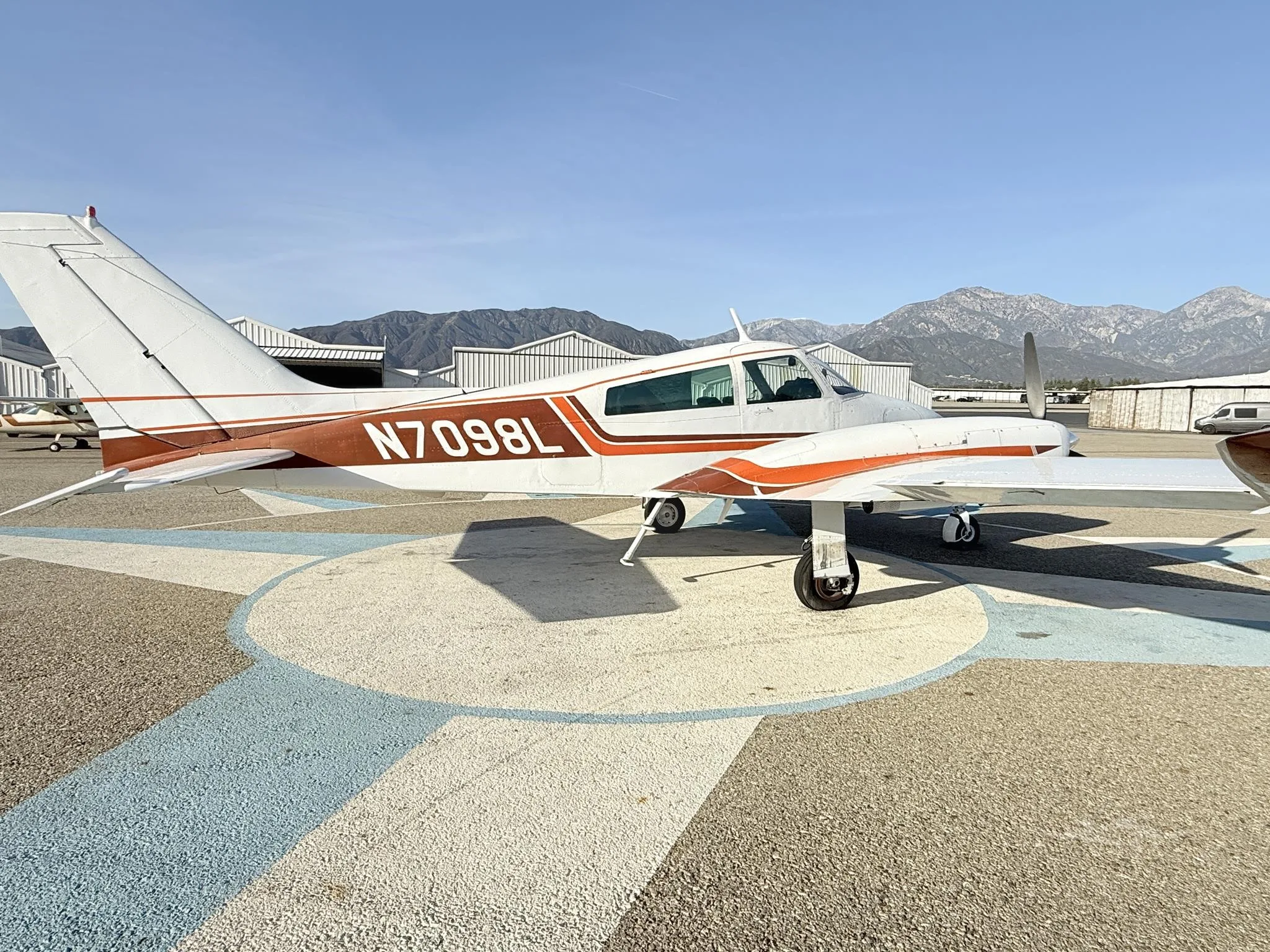Marketing image of a 1966 CESSNA 310K.