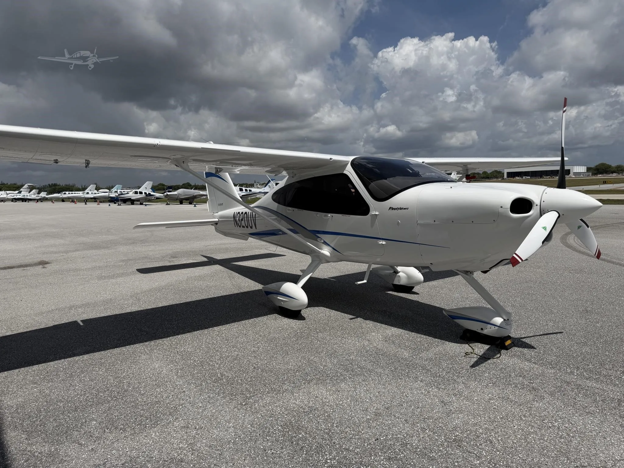 Marketing image of a 2025 TECNAM P2010 MKII.