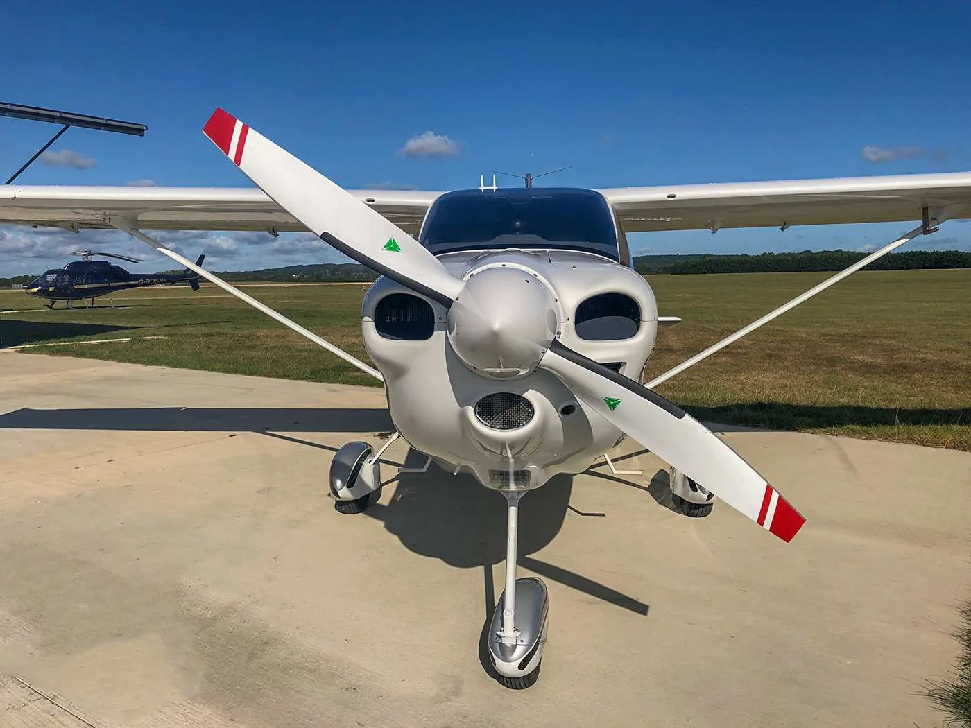 Exterior view of a 2017 Tecnam P2010.
