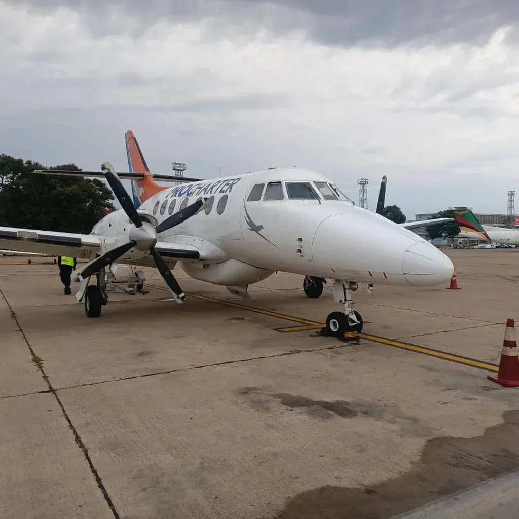 Exterior view of a 1988 British Aerospace Jetstream.