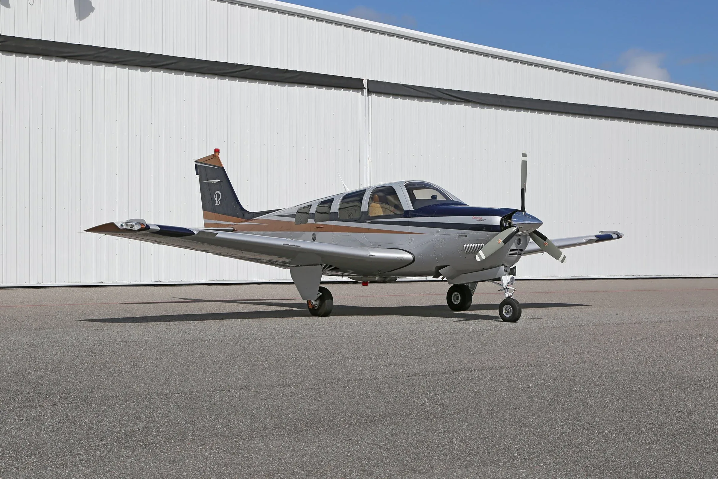 Exterior view of a 2009 Beechcraft G36 BONANZA.