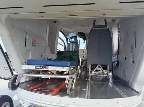 Cabin interior of a 2006 EUROCOPTER EC135T2+.