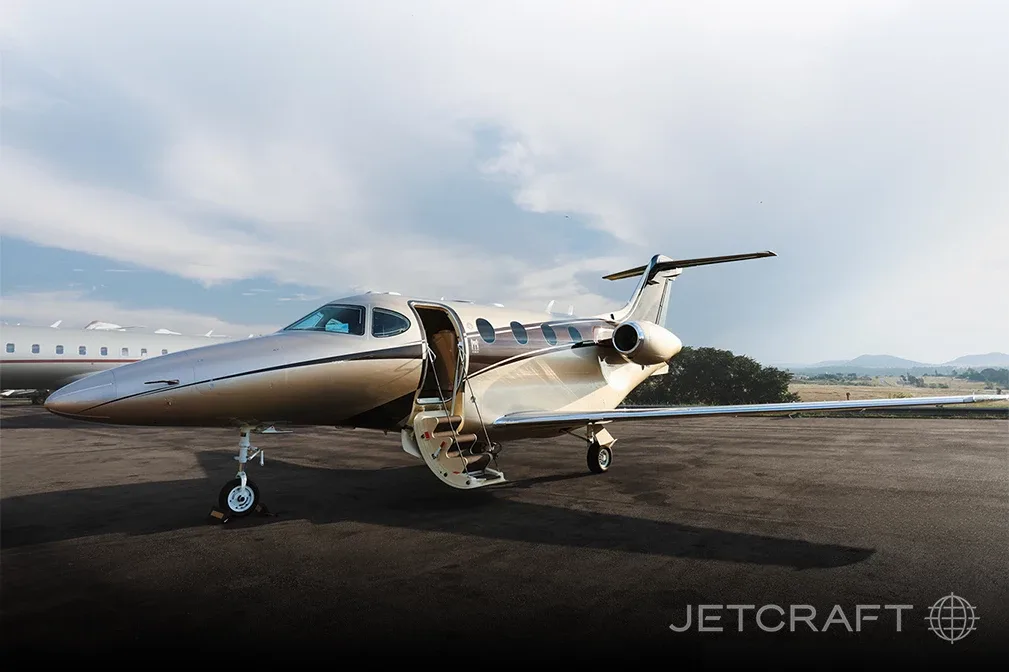 Exterior view of a Beechcraft Premier 1/1A.