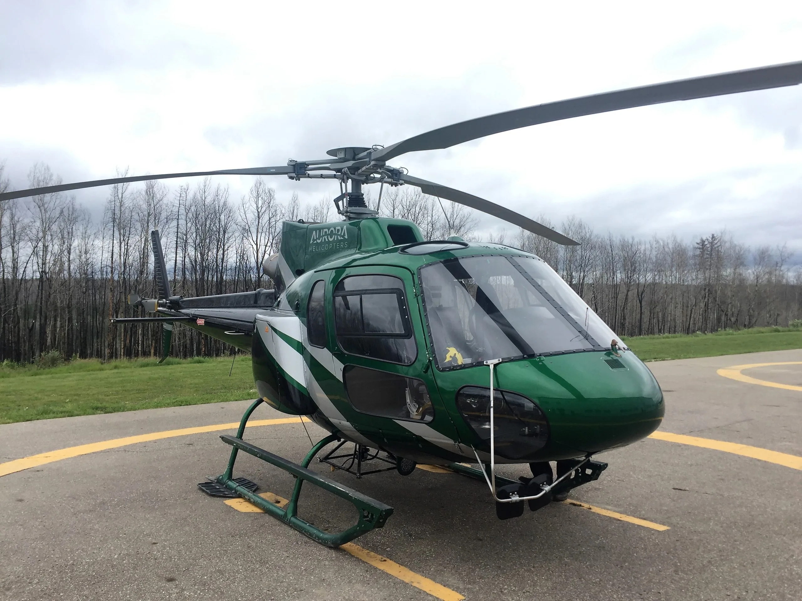 Exterior view of a 2009 Eurocopter AS350B2 4756, C-GPWB.