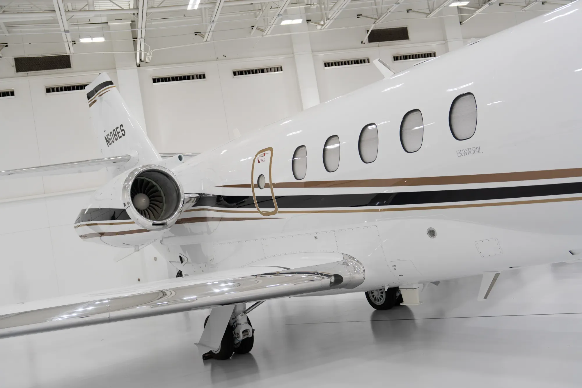 Exterior view of a 2026 Cessna Citation Latitude.
