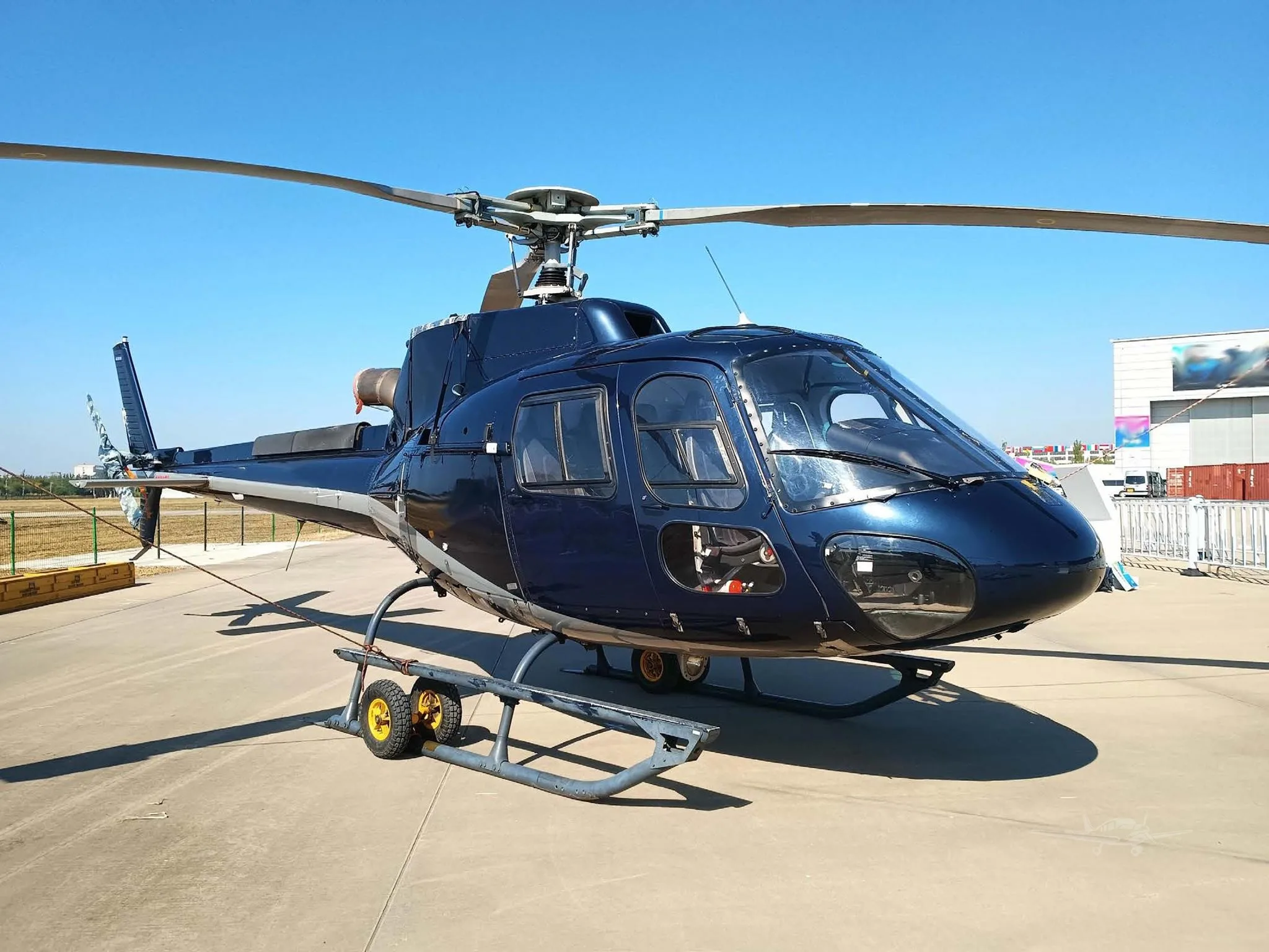 Exterior view of a 2014 EUROCOPTER AS350B3E.