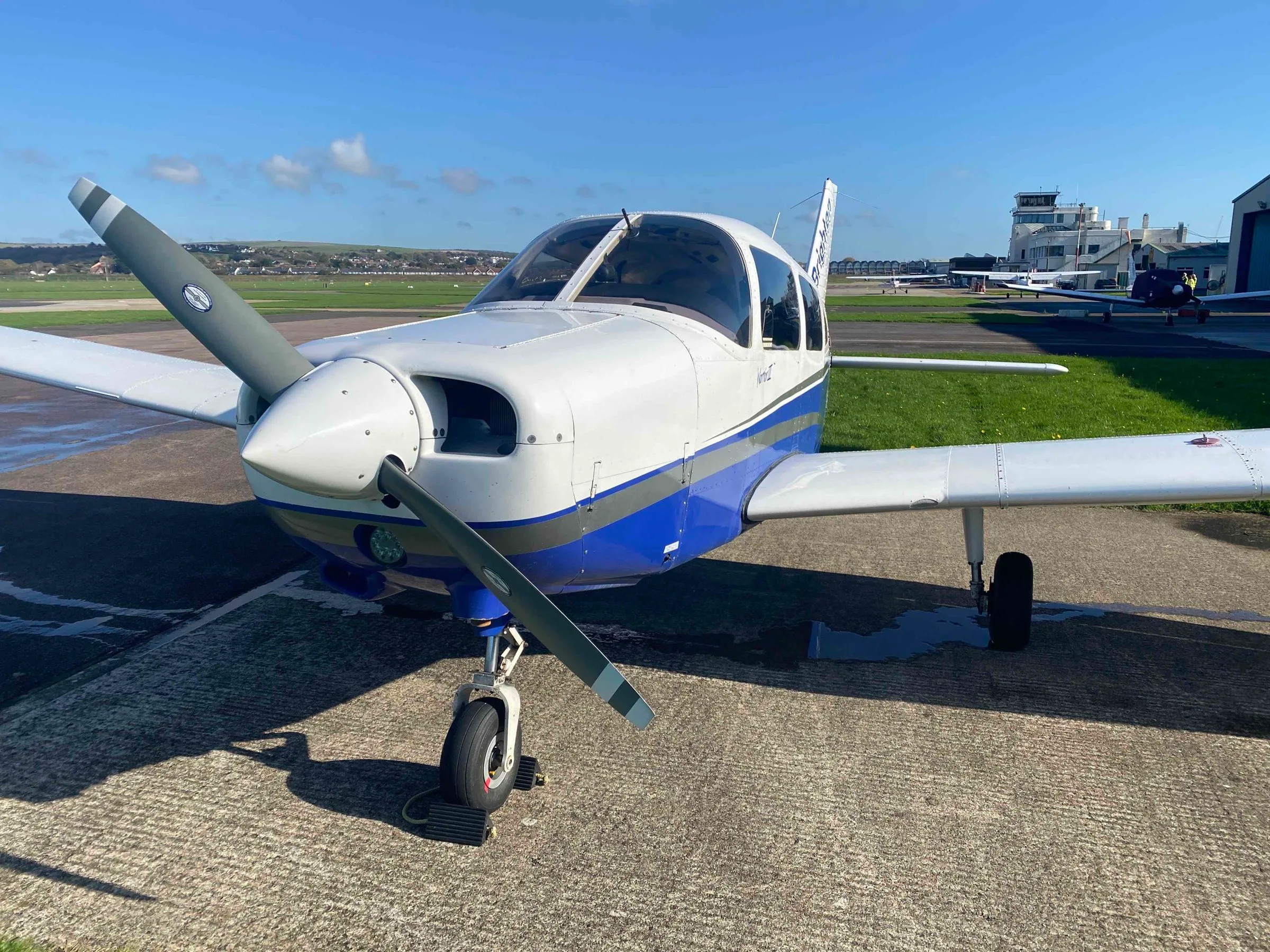 Exterior view of a 2010 Piper PA-28-161 Warrior III.