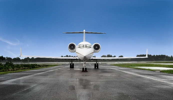 Cabin interior of a 1994 Gulfstream GIV.