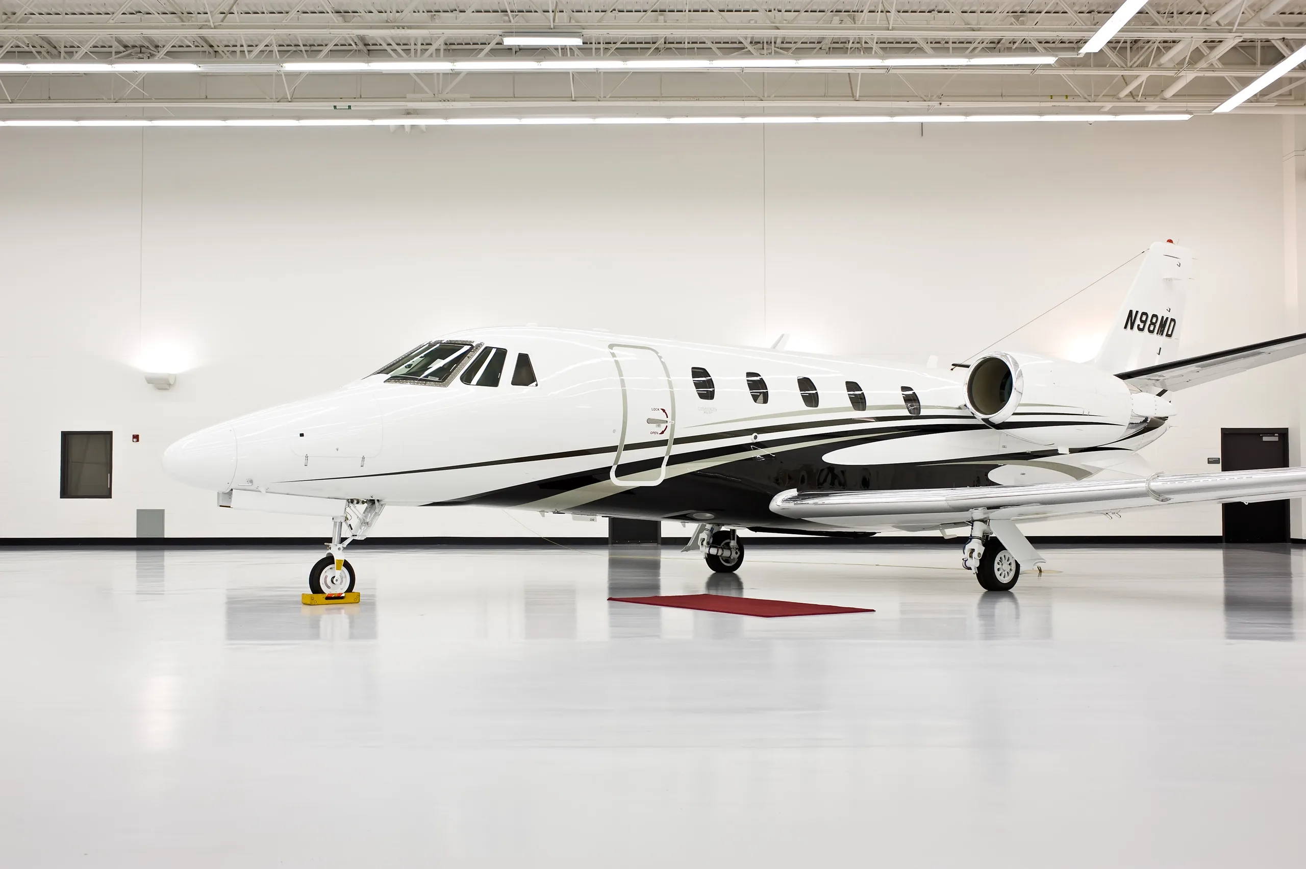 Cabin interior of a 2010 Cessna citation xls 560 6054.