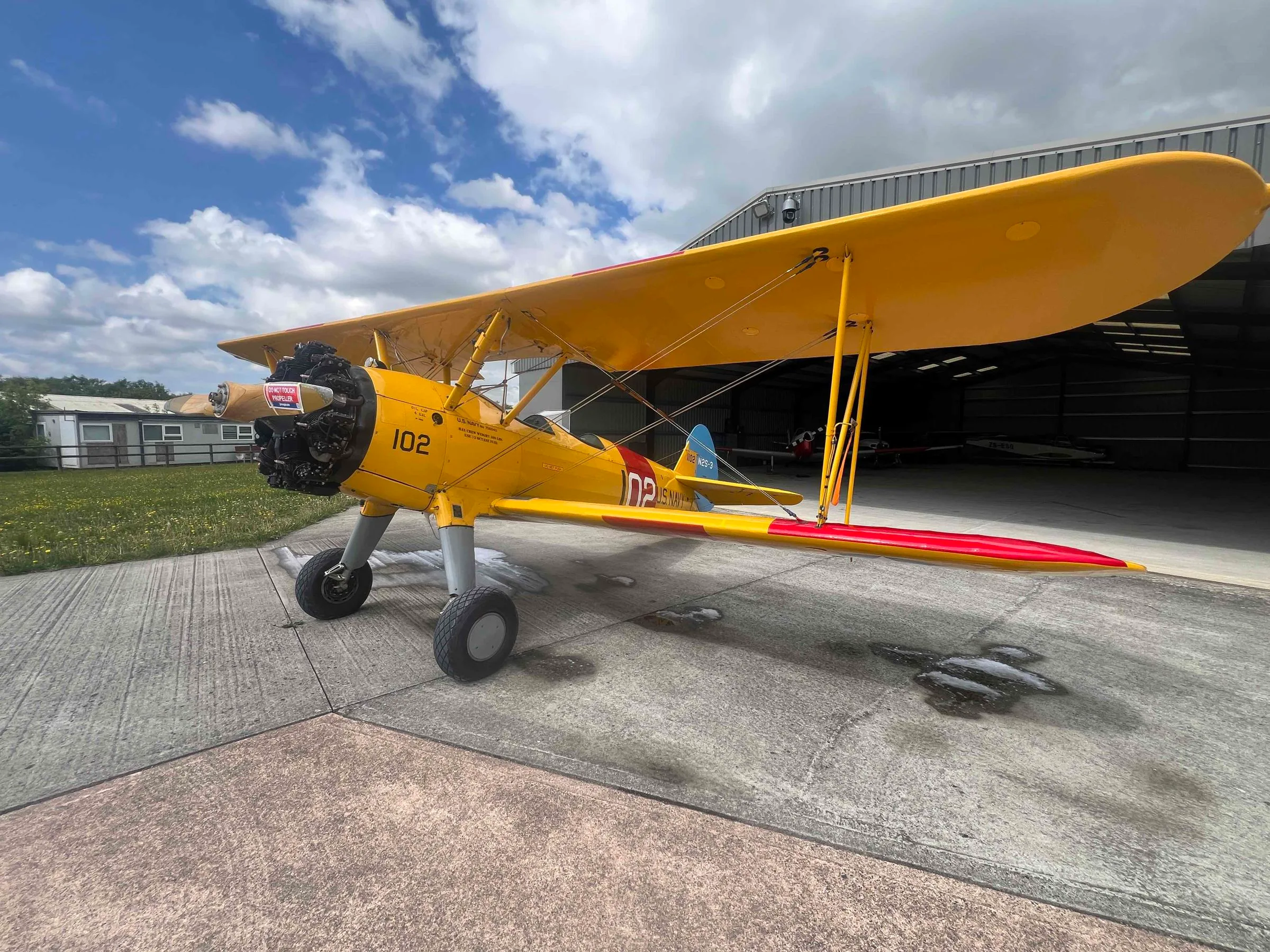 Exterior view of a 1940 Boeing Stearman A75-N1.